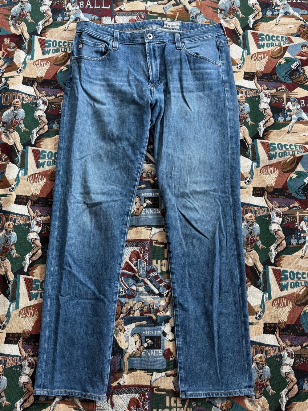 Men’s AG Adriano Goldschmied Blue Denim 360 Jeans size 36x34